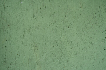 green painted wall