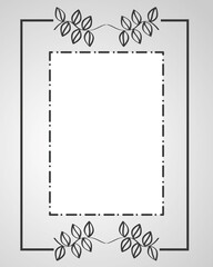 Canvas Print - ornamental frame border