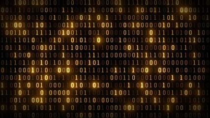 Wall Mural - digital code binary background technology