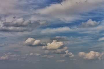 Blue sky with clouds