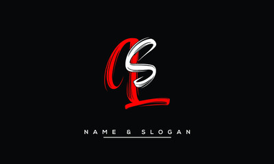 SL, LS, S, L  Abstract Letters Logo Monogram