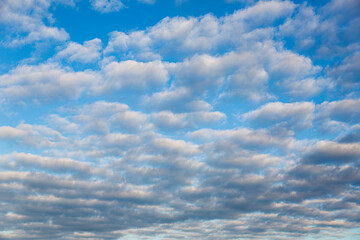 Wall Mural - Image of cloud formations as background or template for sky in pictures exchange