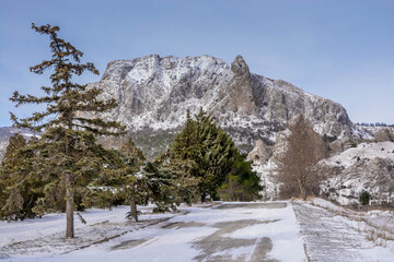 Sticker - Winter landscape