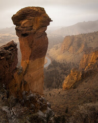 Monkey Face Smith Rock State Park in Oregon