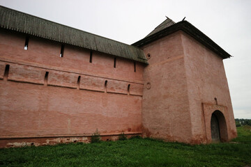 Wall Mural - square gate tower of Saviour Monastery of St. Euthymius in Suzdal, Russia