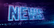 © Skórzewiak - News global abstract concept 3d illustration