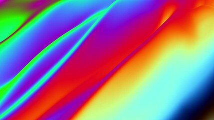 Wall Mural - abstract colorful wavy background in bright blue, orange and green color. modern colorful wallpaper.