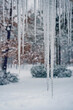 © ElizabethCharlott - Winter storm in Texas with icicles hanging from a roof