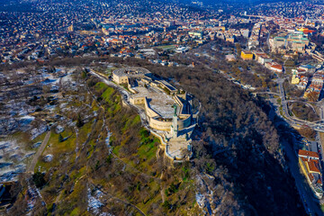 Wall Mural - Budapest aus der Luft | Luftbilder von Ungarns Hauptstadt Budapest mit allen Sehenswürdigkeiten von Budapest