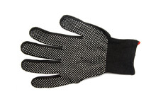 Black Glove Isolated On White Background
