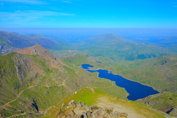 Wall Mural - Snowdonia National Park in the summer sun