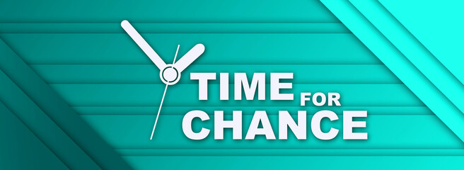 time for change sign on white background	