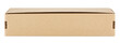 © Vladimir Zhupanenko - Front view of long rectangle brown cardboard box isolated on a white background