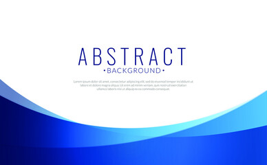 Wall Mural - abstract blue wave background. blue line abstract background.