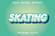 © gunawan - skating text effect editable