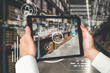 smart warehouse management system using augmented reality technology to identify package picking and