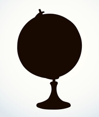 Poster - Vector still life. Big old globe