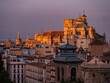 © Hans Hansen - cathedral of granada bathed in golden sunlight at sunset in the old town of granada, spain