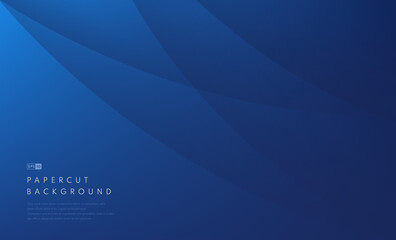 abstract business dark blue waving template background. modern blue curve background with copy space