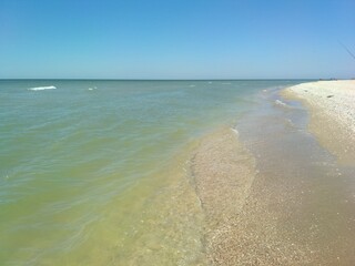 beach and sea