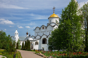 Pokrovsky Monastery in spring, Suzdal