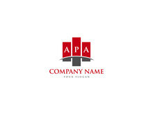APA Logo Letter Design For Business