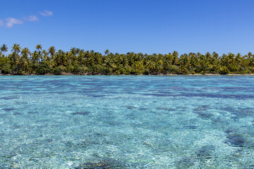 Canvas Print - Lagon paradisiaque à Taha'a, Polynésie française