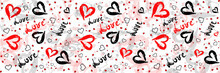Pattern Love And Heart, Backgrounds Love, Wallpaper Font  And Heart