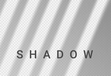 Fototapeta Młodzieżowe - Shadow light overlay window wall scene mockup. Shadow transparent background