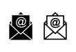 © AAVAA - Mail icon set. email icon vector. E-mail icon. Envelope illustration