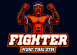 mascot of muay thai fighter