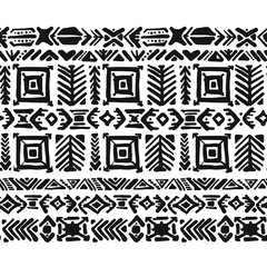 Wall Mural - Ethnic handmade ornament, seamless pattern