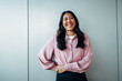 © Jacob Lund - Cheerful female professional in casuals