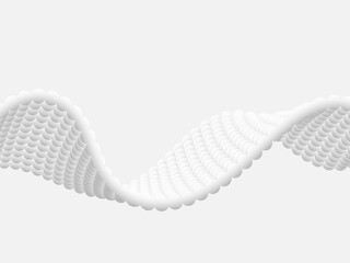abstract white wave vector background