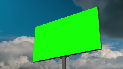 Wall Mural - green screen, consumerism, time lapse, advertising, template, mock up, copyspace, chroma key concept