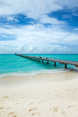 Canvas Print - tropical sea under the blue sky. Sea landscape.