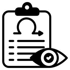 Canvas Print - workflow automation icon in glyph style