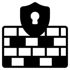 Canvas Print - penetration testing glyph icon design