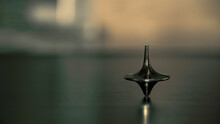 Close Up Of A Spinning Top