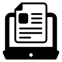 Canvas Print - 
Quality assurance file in solid editable icon 

