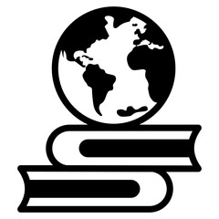 Wall Mural - an international education in solid editable design
