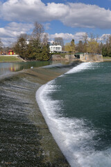 Wall Mural - THE KORANA RIVER IN KARLOVAC, CROATIA