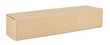 © Vladimir Zhupanenko - Closed long rectangle brown cardboard box isolated on a white background