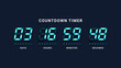 © whyt - Countdown timer digital clock illustration