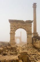 Ruins Of Honorific Gate In The Ancient Roman City Of Sagalassos In Isparta, Turkey