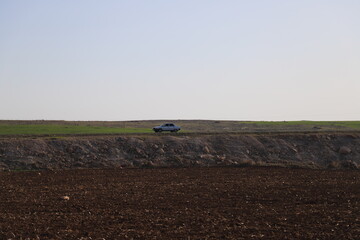 Sticker - tractor in field