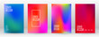 © Сашка Шаргаева - Pastel Soft. Rainbow Gradient Set Color Background