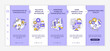 © IMG visuals icons - Unregistered pharmacies threats onboarding vector template. Responsive mobile website with icons. Pills with wrong or no medicine. Webpage walkthrough step screens. RGB color concept