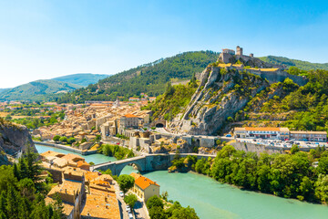 Wall Mural - Sisteron is a commune in the Alpes-de-Haute-Provence department in the Provence-Alpes-Côte d'Azur region in southeastern France