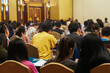 © themorningglory - Group of people seminar meetinng in hotel rooom